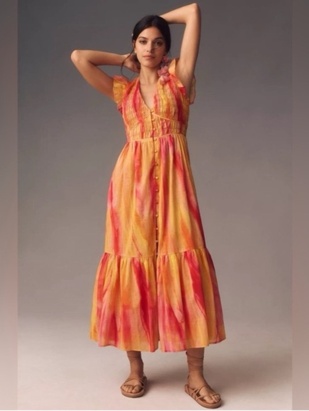Anthropologie Peregrine Midi Dress